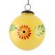 Set Of 3 piece Yellow Round Flower Christmas Hanging